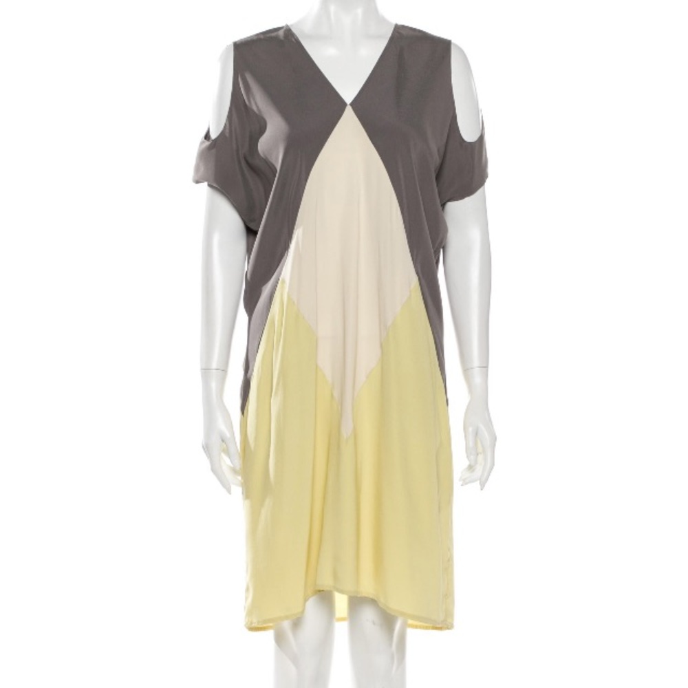 Zero + Maria Cornejo knee length silk dress
